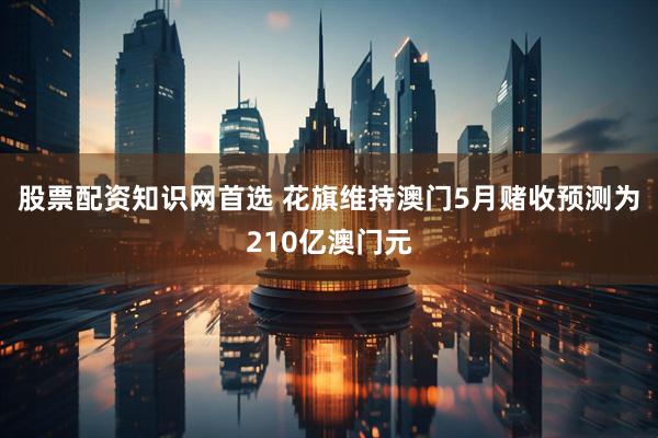股票配资知识网首选 花旗维持澳门5月赌收预测为210亿澳门元